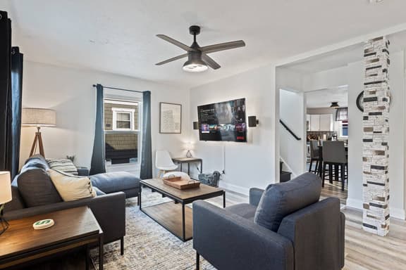 Lansing 3BR Home | Walk Downtown, Game Room, Pets OK | Sleeps 6 - Image 1